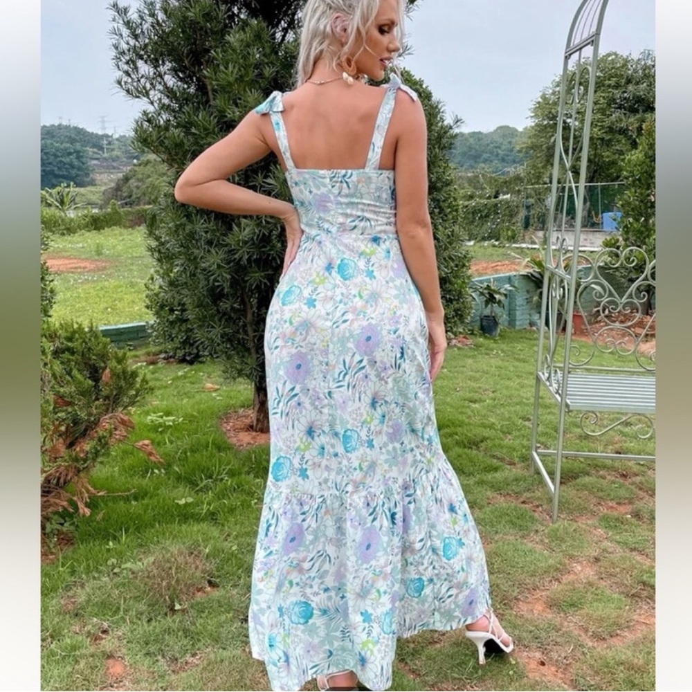 Floral maxi dress
